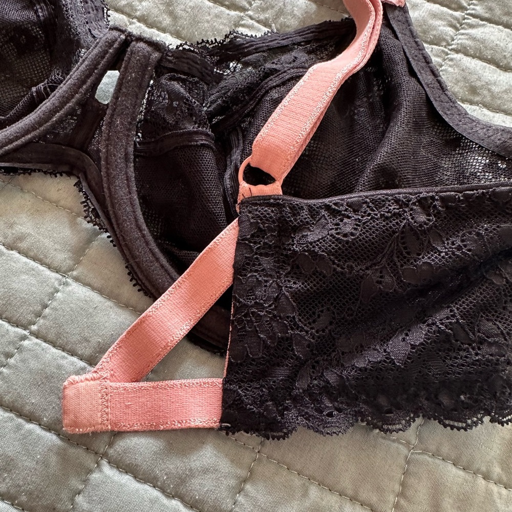 Freya Offbeat Plunge UK 34F/US 34G - Black